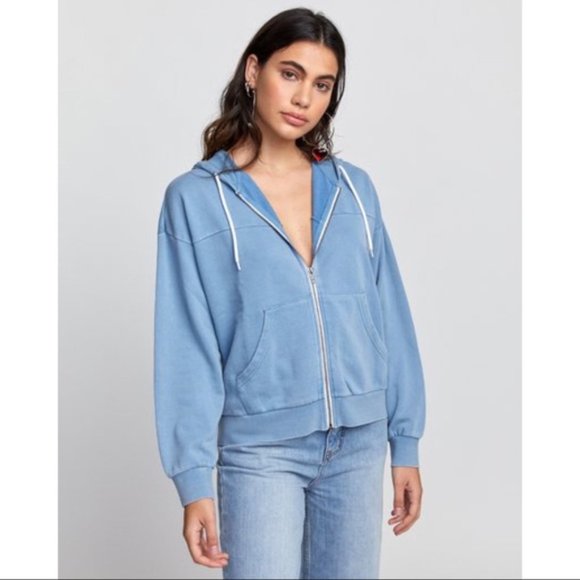 RVCA RETROGRADE ZIP HOODIE - Picture 2 of 6